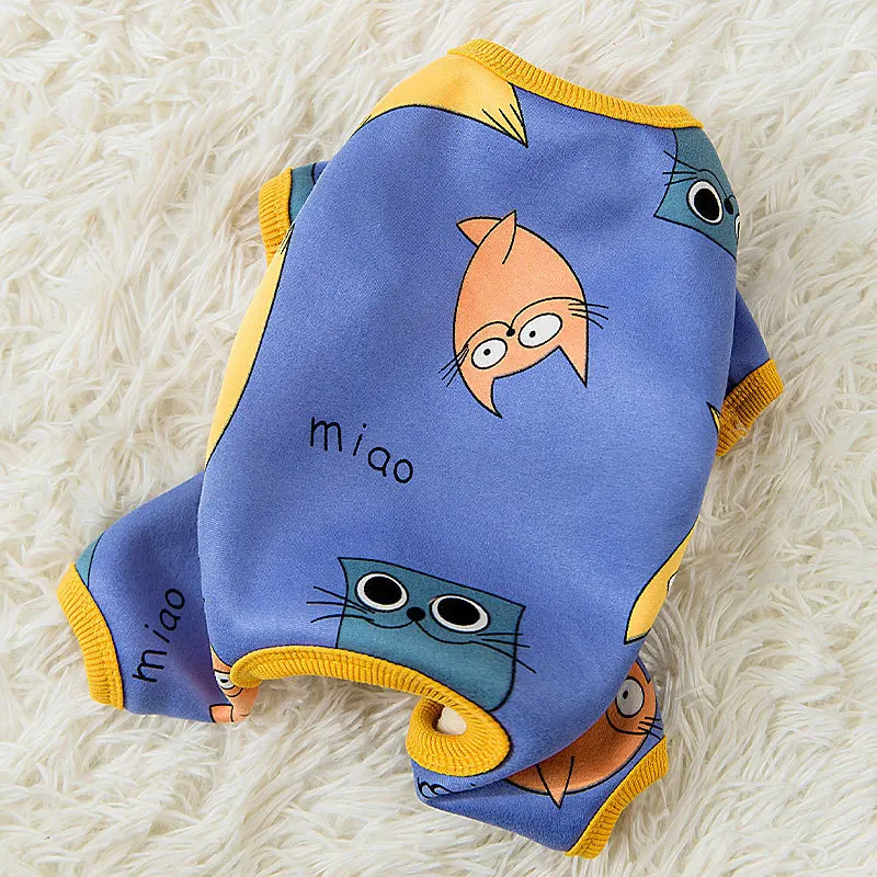 

Polerones For Dogs Pet Clothing Four-legged Pajamas Household Puppy Dog Spring Thin Cat Teddy Small