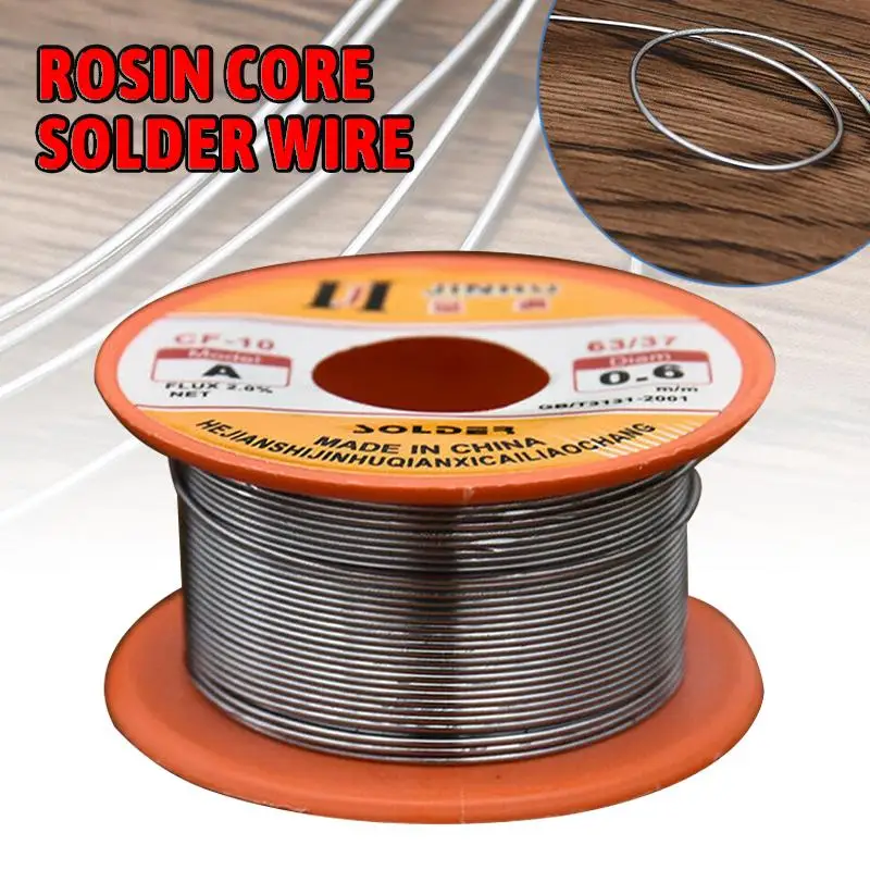 

Оловянно-свинцовый припой с канифольным ядром, 50 г, 0,6/0,8/1,0, 63/37 флюс 2.0%, 45 футов