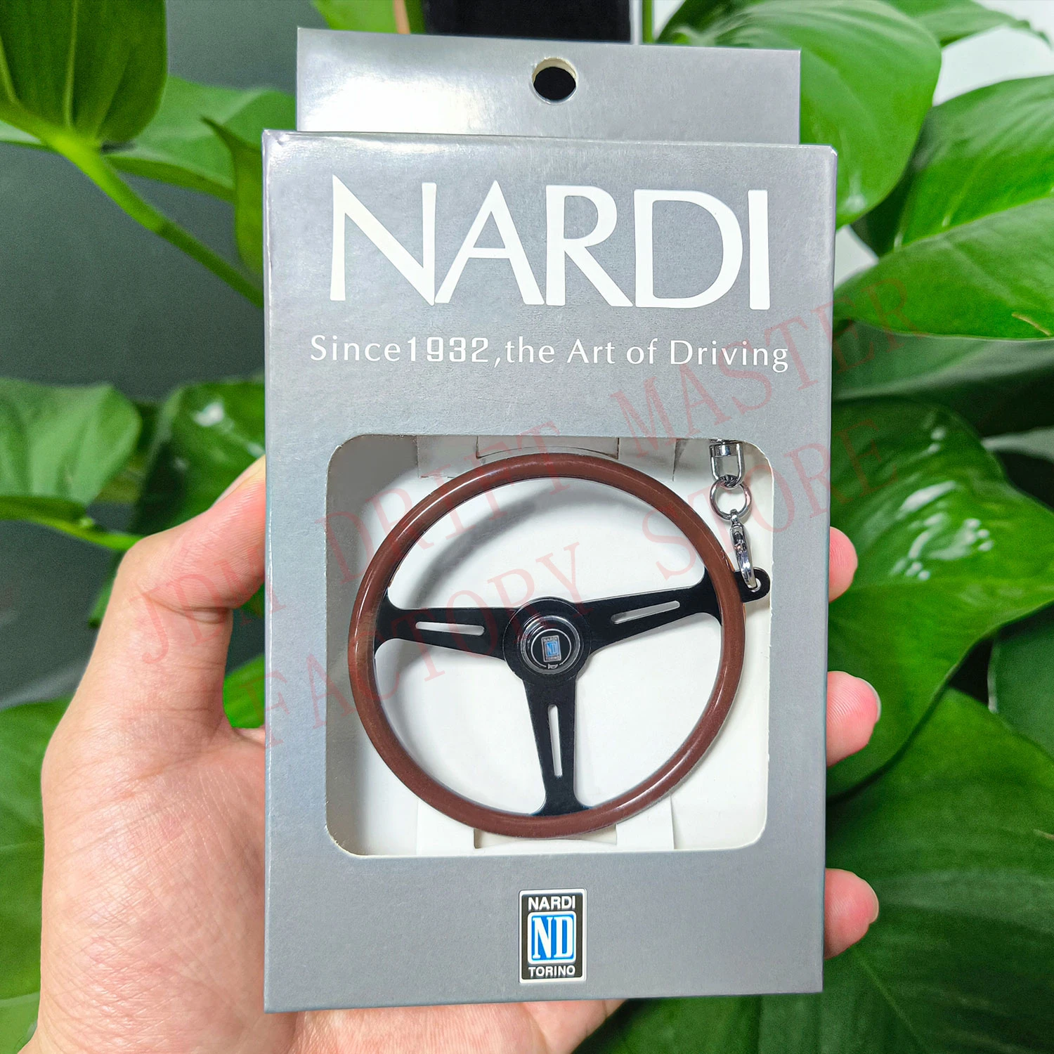 JDM Стайлинг Nardi Брелок Авто Мини Деревянный Руль Автомобильный