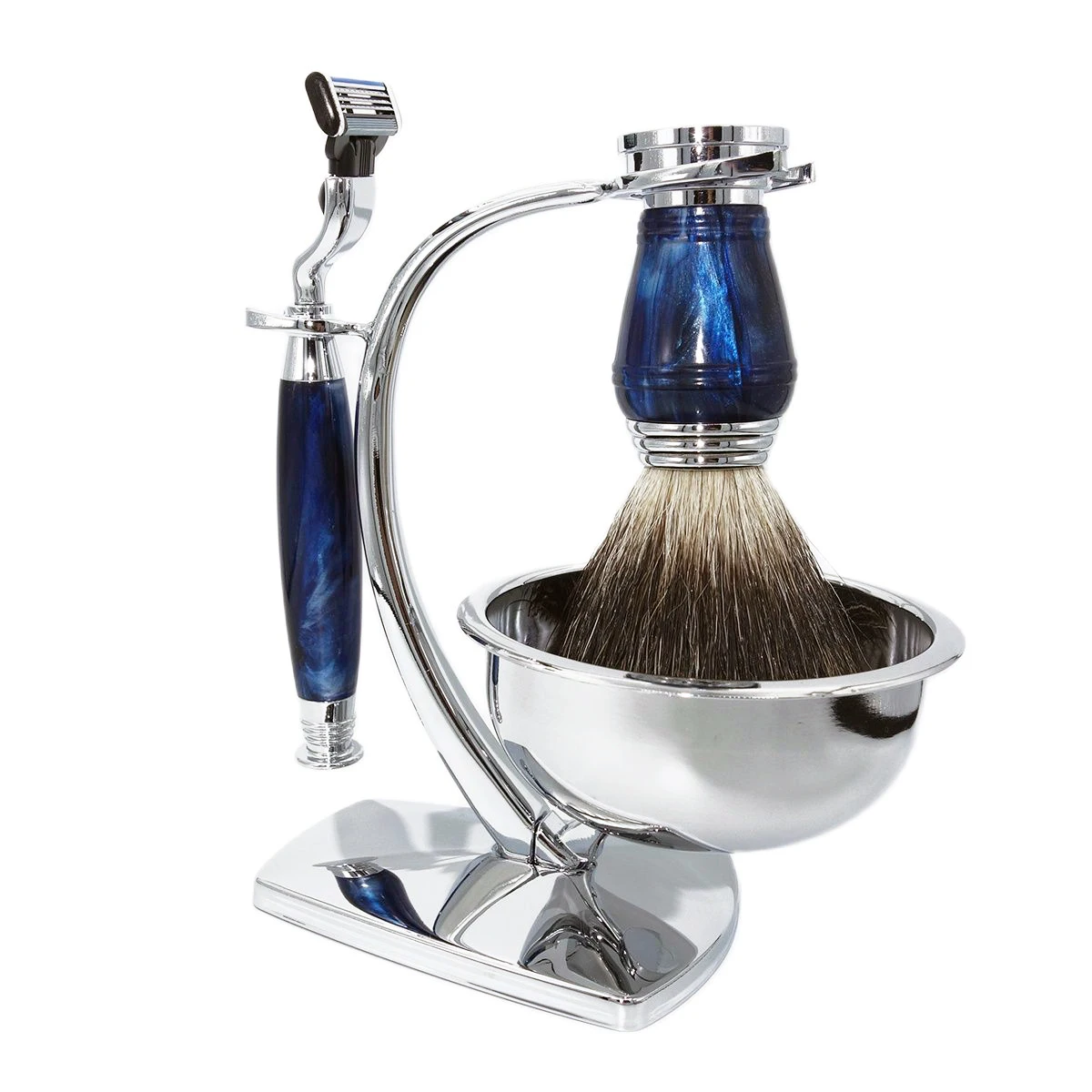 Набор для бритья мужчин Magyfosia Mach 3 безопасная бритва с зеркальной чашей Мужская