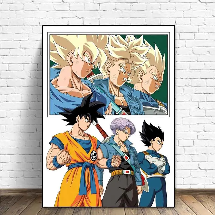 

Dragon Ball Posters Japanese Anime DIY Diamond Mosaic Diamond Embroidery Cross Stitch Mosaic Diamond Full Drill Round Square