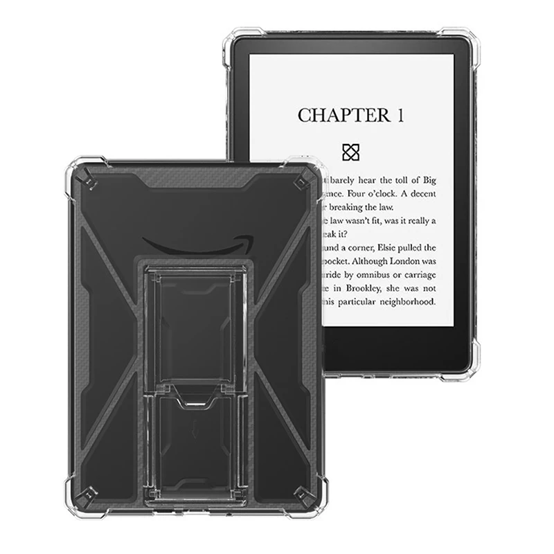 Прозрачный защитный чехол из ТПУ с держателем для Kindle Paperwhite 2025/Colorsoft устройство