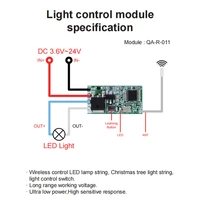 433mhz dc 3 6v 5v 9v 12v 24v 1ch mini relay wireless rf remote control switch led lamp controller micro receiver transmitter diy