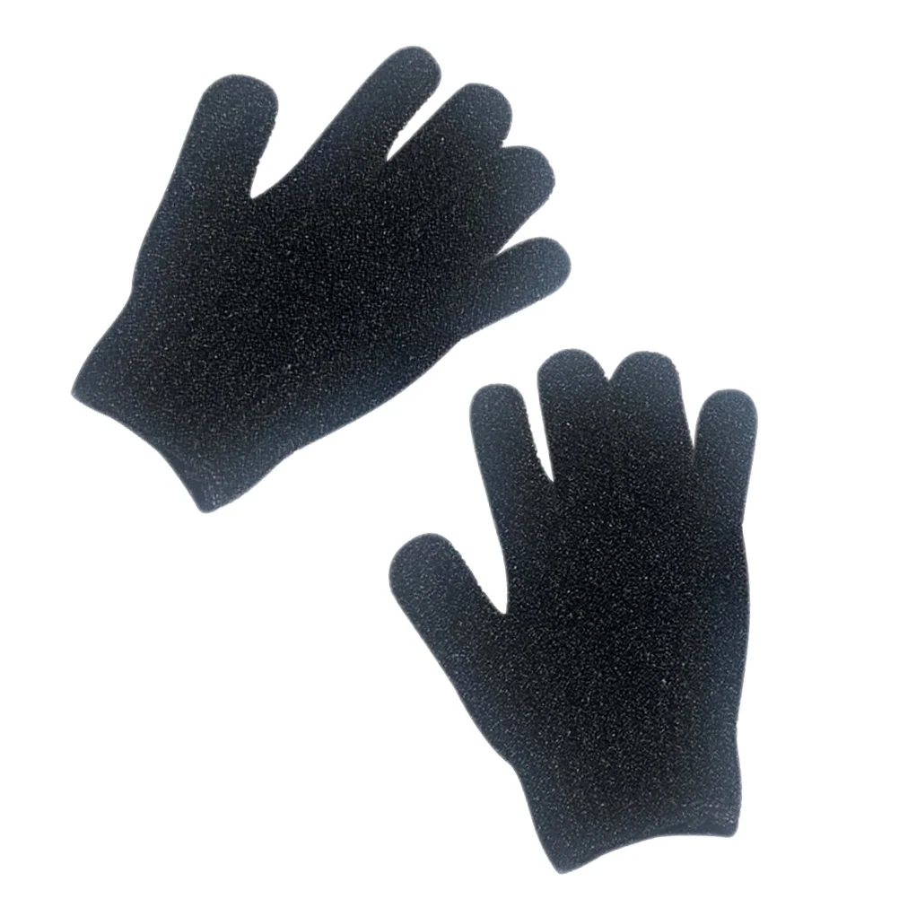 

2 PCS Loofah Gloves Deep Exfoliating Gloves Body Scrub Mitt Dual Texture Bath Gloves Mens Glove Bath Towel Shower Mitts