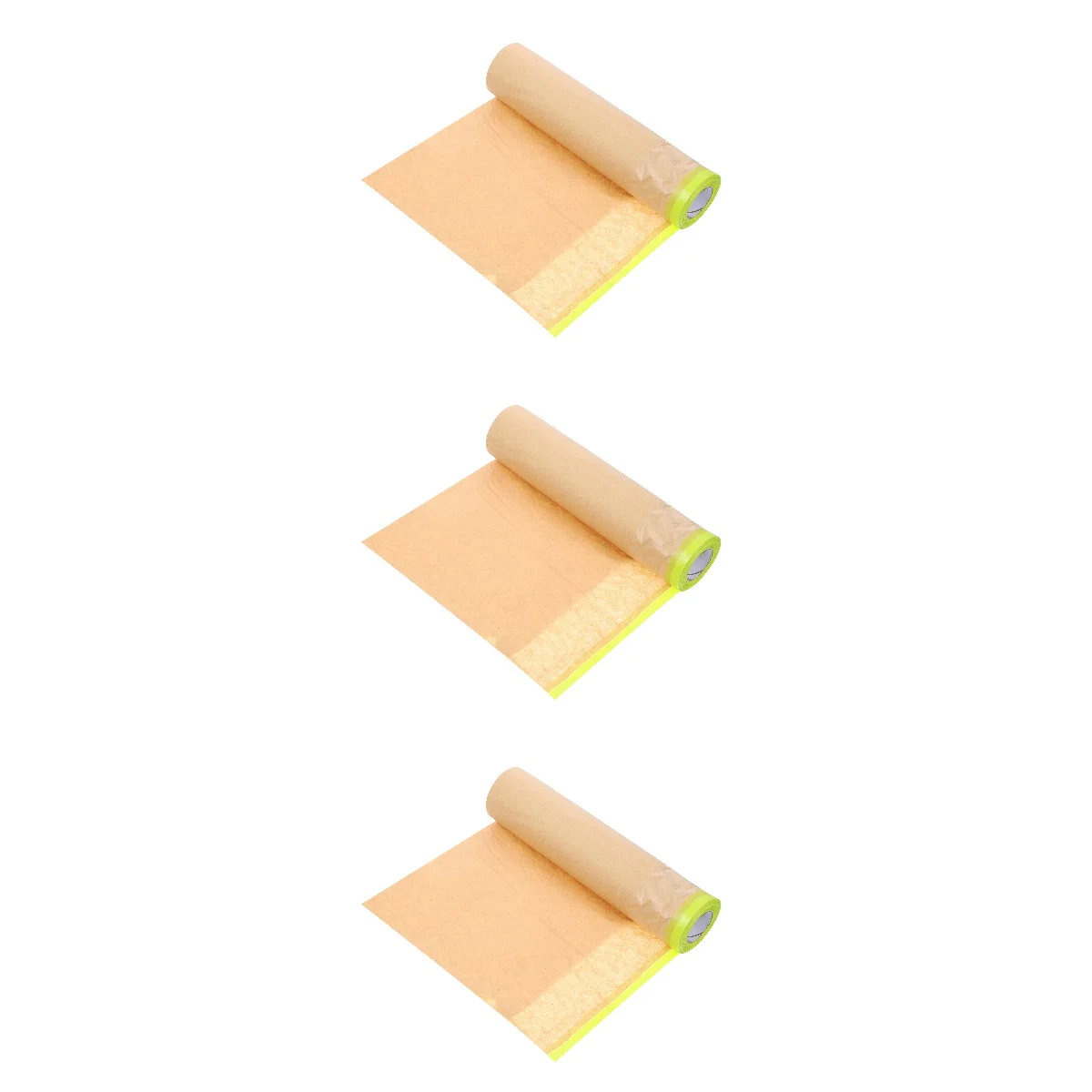 

3 Rolls Cloth Tape Brown Painters Paper Painter Paper Tape Kraft Masking Paper Furniture Masking Paper