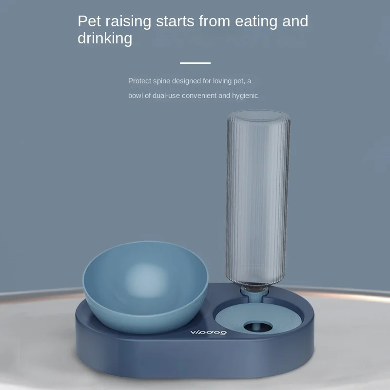 

Cat Bowl Double Bowl Automatic Drinking Water Dog Bowl Dog Bowl Dog Pet Water Bowl Cat Dog Cat Food Bowl Pet Supplies Medium
