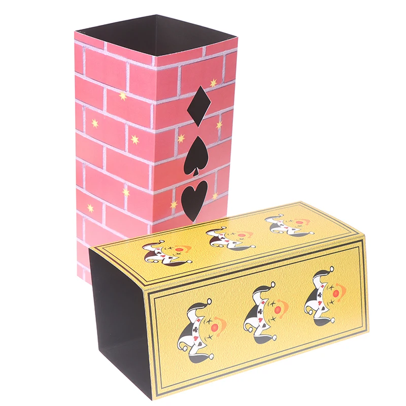 

Packs Flat Production Box Magic Tricks Objects Appearing From Empty Box Magic Stage Illusions Gimmick Props Accessories Comedy