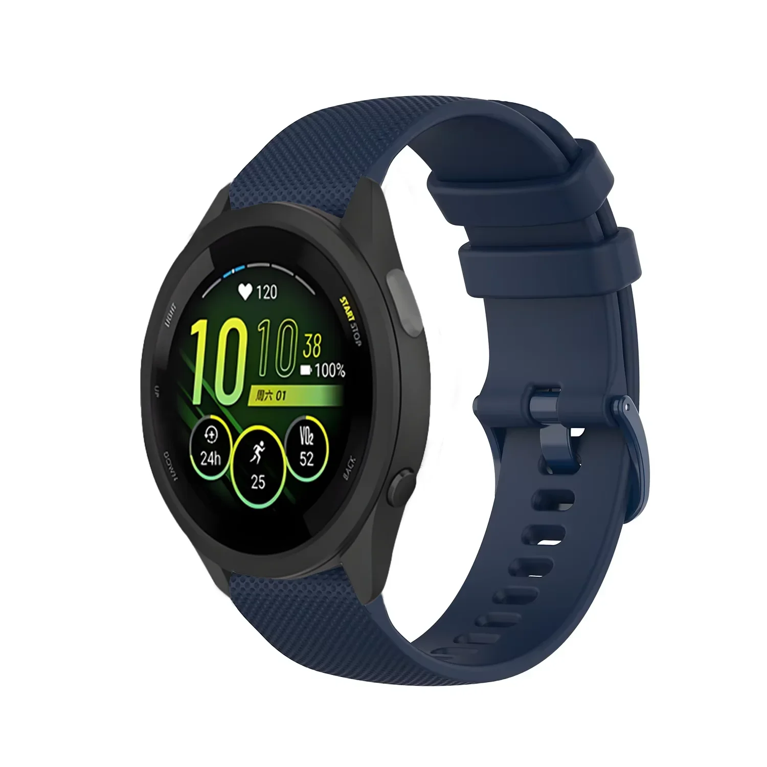 Фото Мягкий силиконовый ремешок 20 мм 22 мм для Garmin Forerunner 570 170 70 265 965 165 55, браслет для Garmin Venu 4/3 Active 6/5 №4