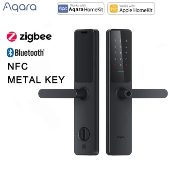 Aqara Smart Door Lock N100 N200 Fingerprint Bluetooth Password NFC Key Total 7 Unlock Ways Work With Mi Or Apple HomeKit Home