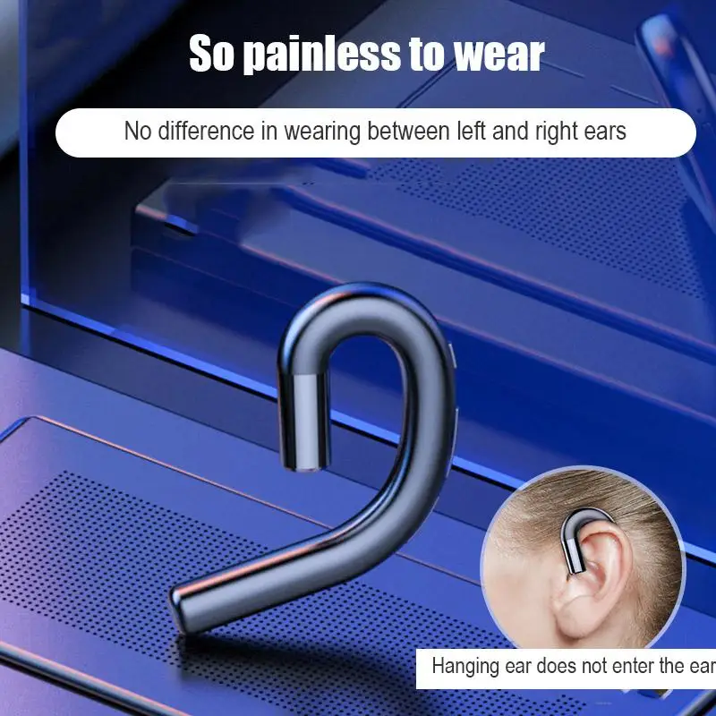 

New Amoi S10 In-Ear Bluetooth Headset Single Ear Wireless Mini Hanging Ear Sports Universal Headset