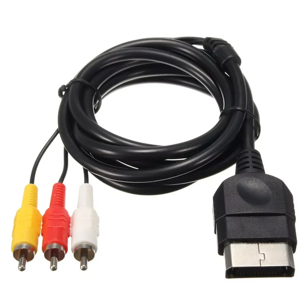 

6FT AV Audio Video Composite Cable Cord RCA Cable for XBOX CLASSIC 1 Standard-definition TV or Monitor