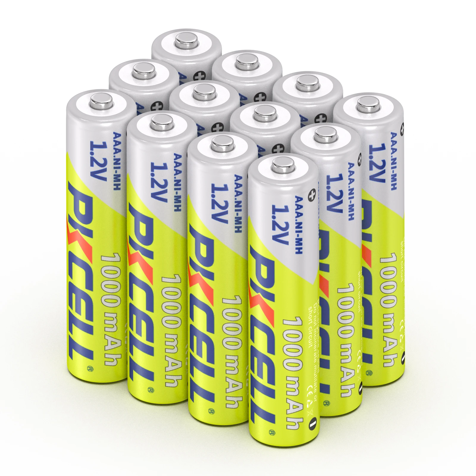 4-50PC PKCELL 1.2v AAA battery NI-MH Rechargeable Batteries and AA/AAA Box holder For toy clock remote control