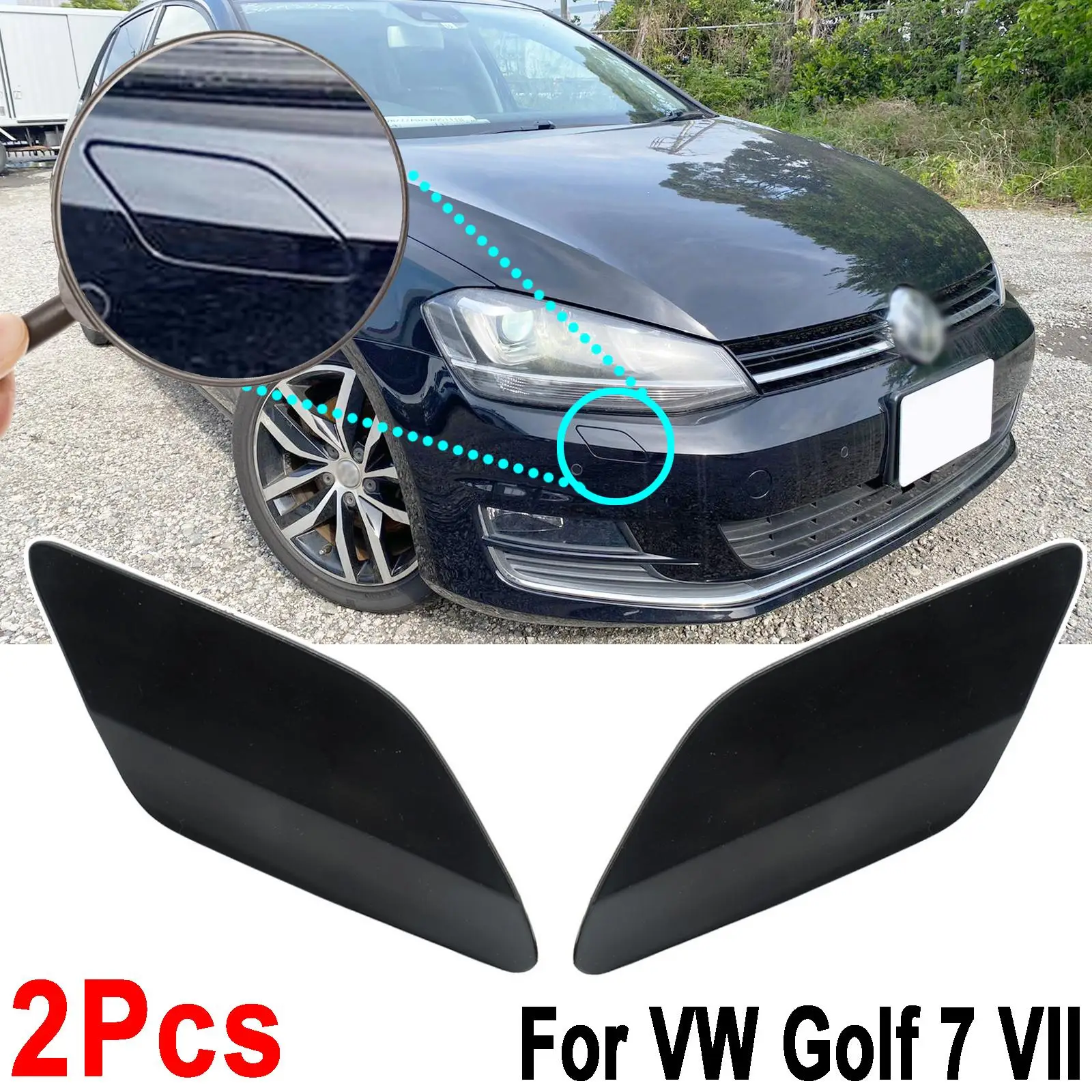 

Насадка для омывателя передней фары, для VW Golf 7 2013-2017, 2014-2016
