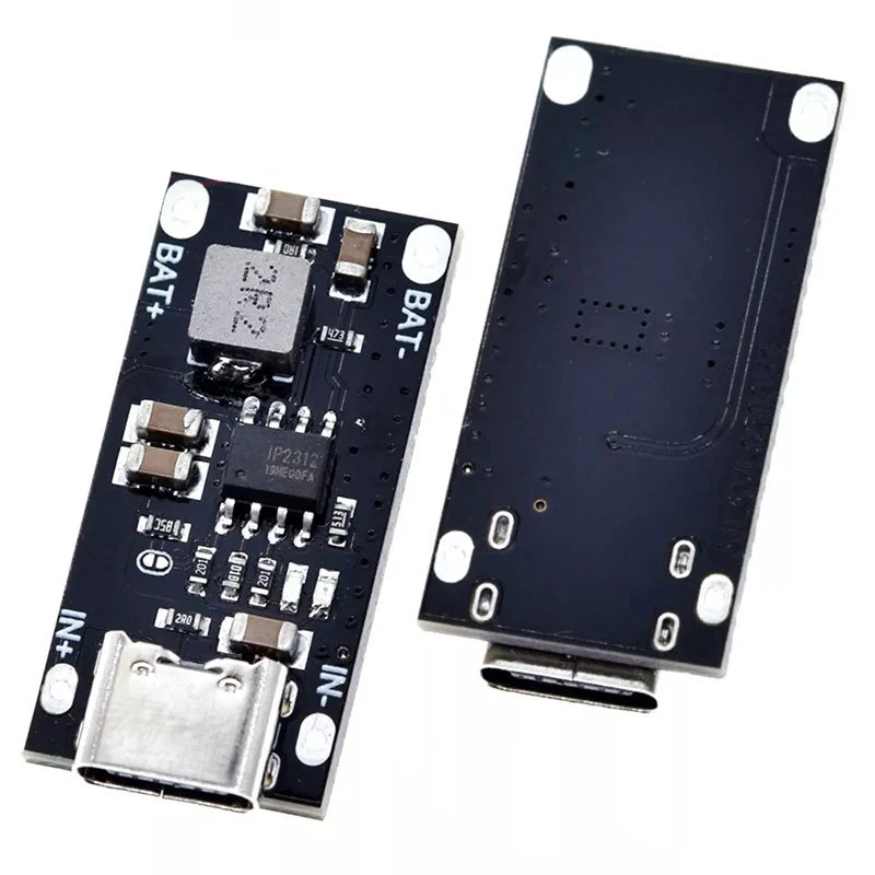 

1/2~100/200Pcs 3A High Current Polymer Ternary Lithium Battery Charging Board 5V to 4.35V 5V to 4.2V Supports TypeC Input