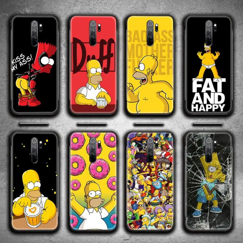 Забавный мультяшный ГОМЕР Симпсоны семейная планшетория для Redmi 9A 9 8A Note 11 10 8 8T Pro