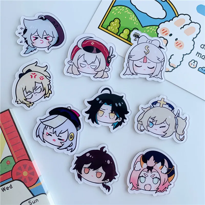 

Anime Genshin Impact Venti Metal Cartoon Pendant Toys Badge Brooch Pins Badge Jewelry Gift