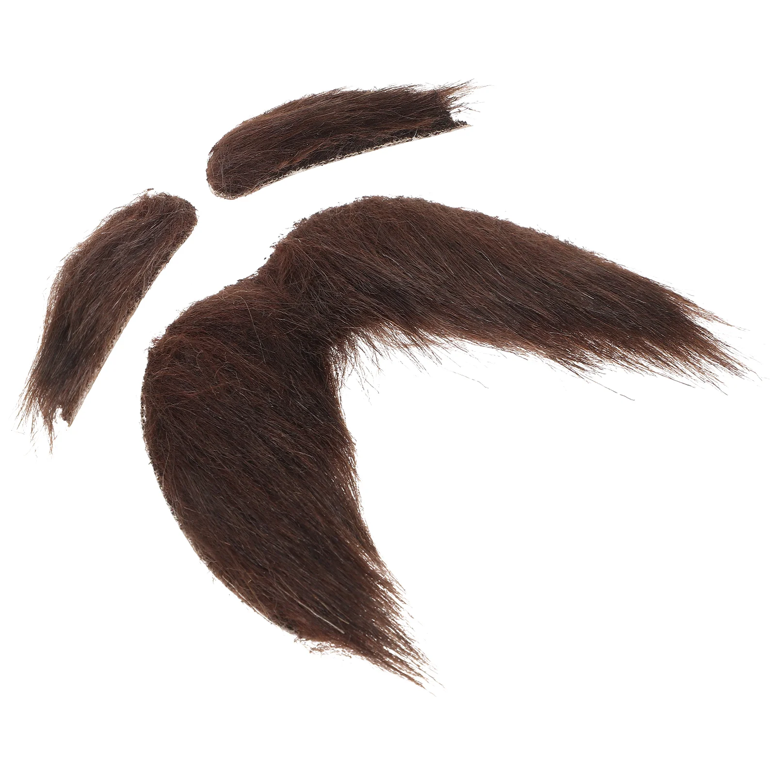 Самоклеящиеся борода и брови мужские аксессуары для косплея хвост искусственный