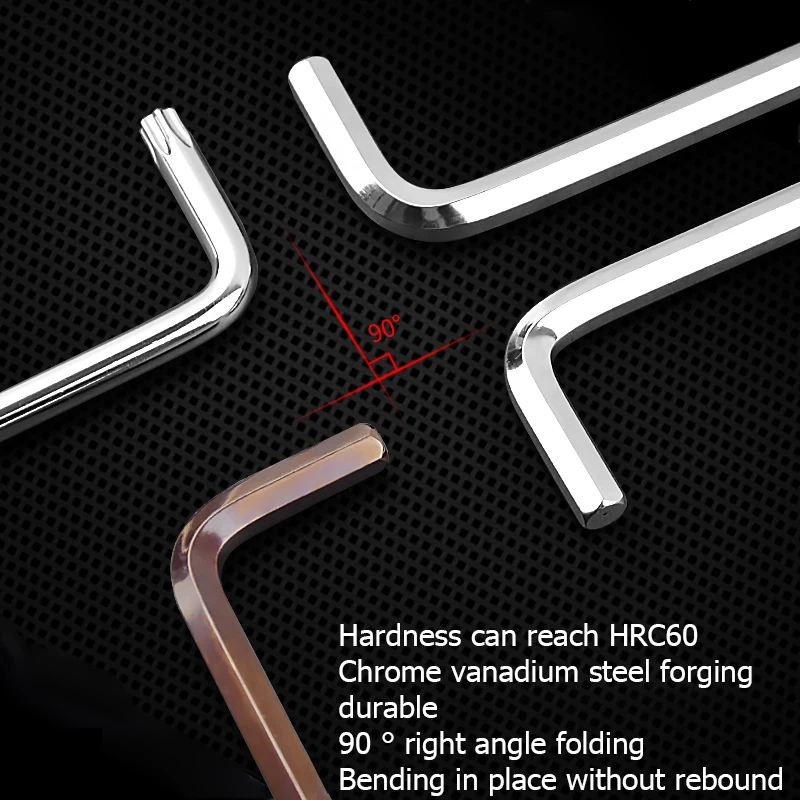 FUTE 9/12 шт. Набор шестигранных ключей Imperial Wrench L Ключи Размер шестигранного ключа