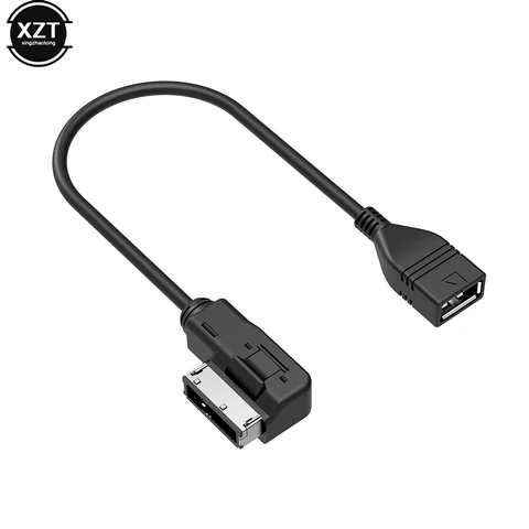 Универсальный USB AUX кабель Музыкальный MDI MMI AMI к USB Женский интерфейс Аудио AUX Адаптер данных Провод для AUDI A3 A4 A5 A6 Q5 Для VW MK5
