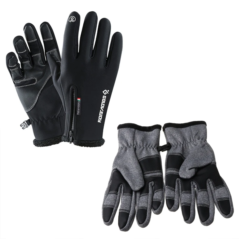 

Портативные зимние теплые перчатки для верховой езды для мужчин и женщин ветрозащитные водонепроницаемые прочные спортивные перчатки на м...