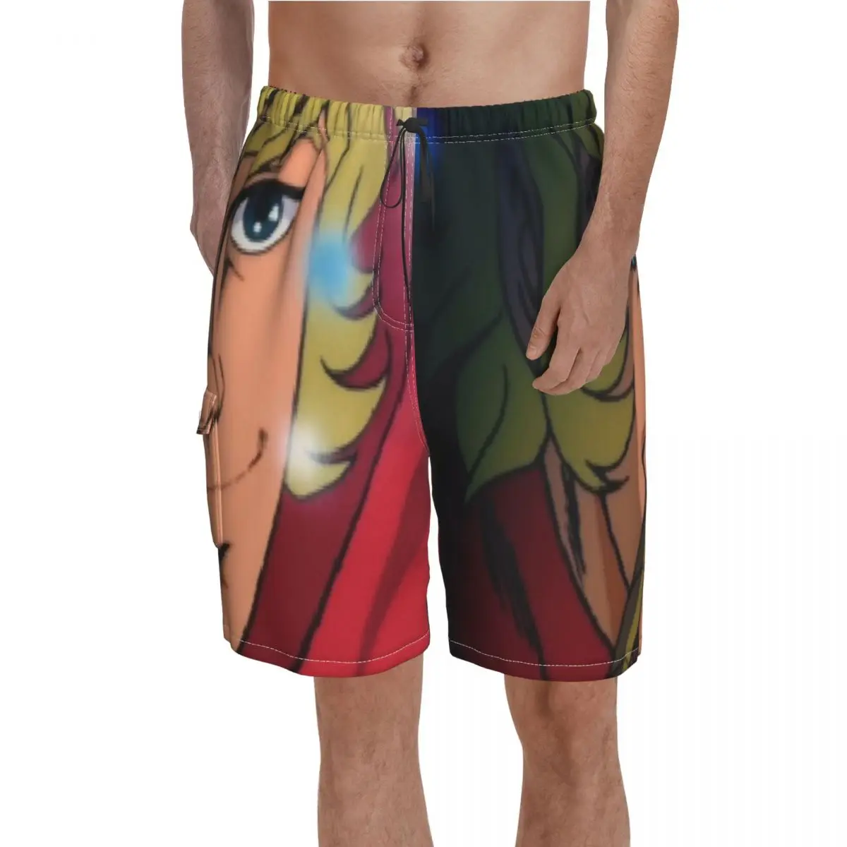 

Space Adventure Cobra Smile Board Shorts Movie Men Comfortable Beach Short Pants Hot Sale Custom Large Size Swimming Trunks