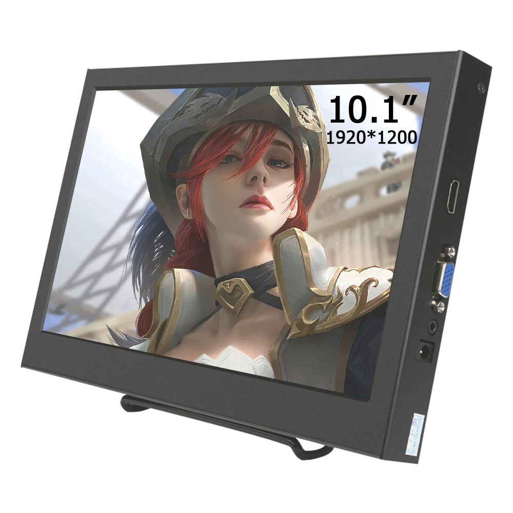 

10.1 Inch Portable Monitor 1920x1200 IPS Panel PC Gaming Monitor VGA HDMI-compatible For Computer Laptop PS5 PS4 XBOX Switch