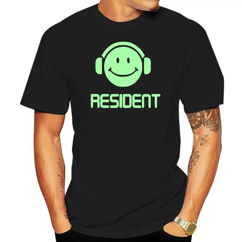 

Resident DJ Glow In The Dark Mens Adults T Shirt