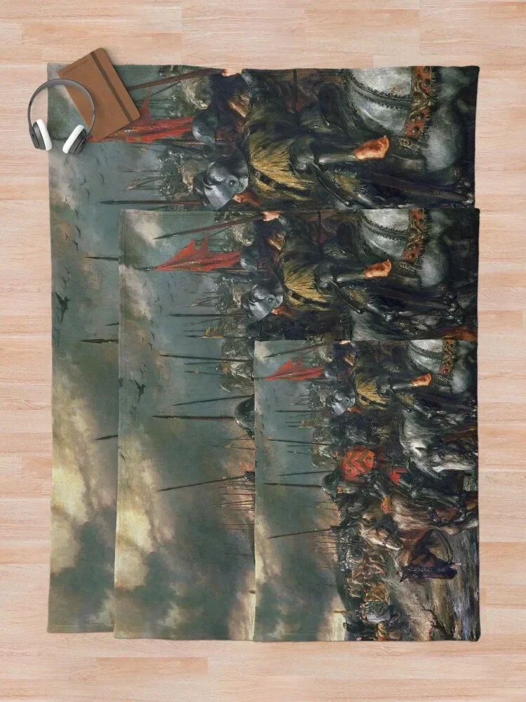 Утром битвы при агинкорт 25 октября 1415 года-сэр Джон Гилберт одеяло фланелевые