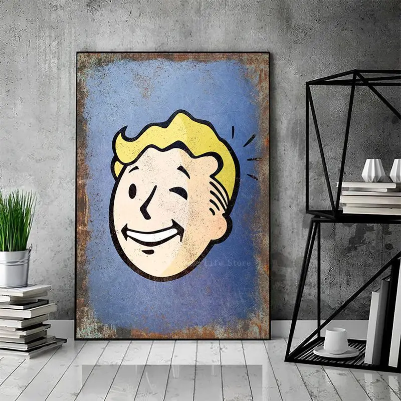 Fallout 3 4 Game Movie Sticky Posters Fancy Wall Sticker For Living Room Bar Decoration Nordic Home Decor images - 6