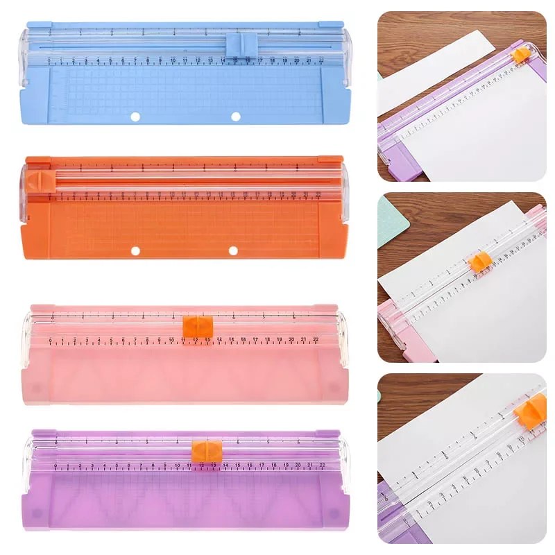 

Precision Paper Photo Trimmers Cutters Guillotine with Pull-out Ruler for Photo Labels Paper Cutting Tool Durable Hot Sale