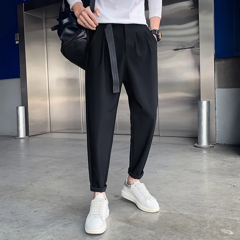 Black Streetwear Men's Harem Pants Fashion Oversized Trousers Male Korean Casual Pants 2022 Harajuku Style Men Woman Sweatpants