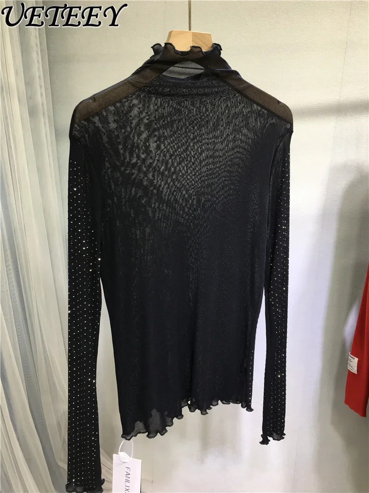 Нижняя рубашка Heavy Industry Hot Diamond женская сексуальная сетчатая тонкая перспективная