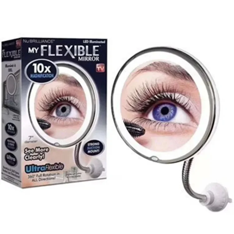 

LED Mirror Makeup Mirror with LED Light vanity mirror 10X