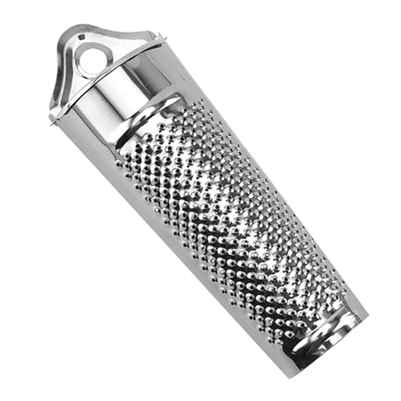 1X Versatile Hand Held Nutmeg Citrus Zester Ginger Grater Walnut planer melon planer ginger planer Kitchen Tool Stainless Steel