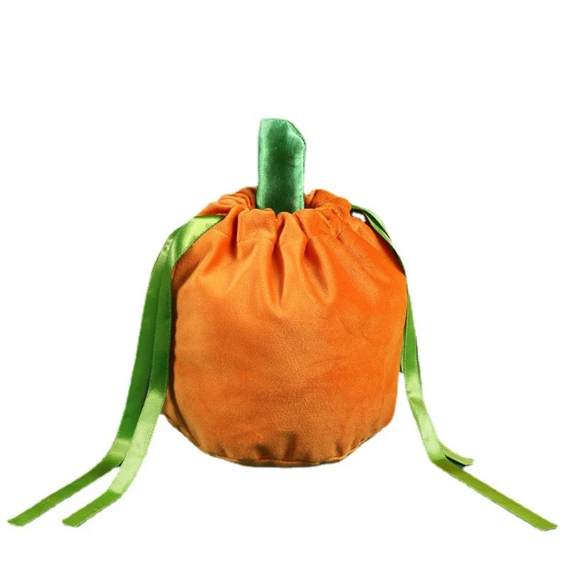 

Drawstring Pumpkin Theme Party Favors Bags for Kids Birthday Halloween Decor