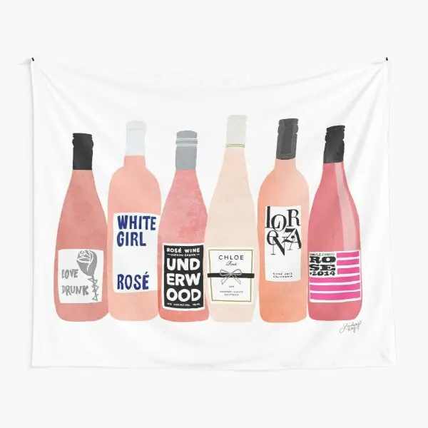 

Rose Bottles Tapestry Decor Travel Mat Blanket Printed Yoga Beautiful Hanging Bedspread Bedroom Towel Colored Art Wall Living