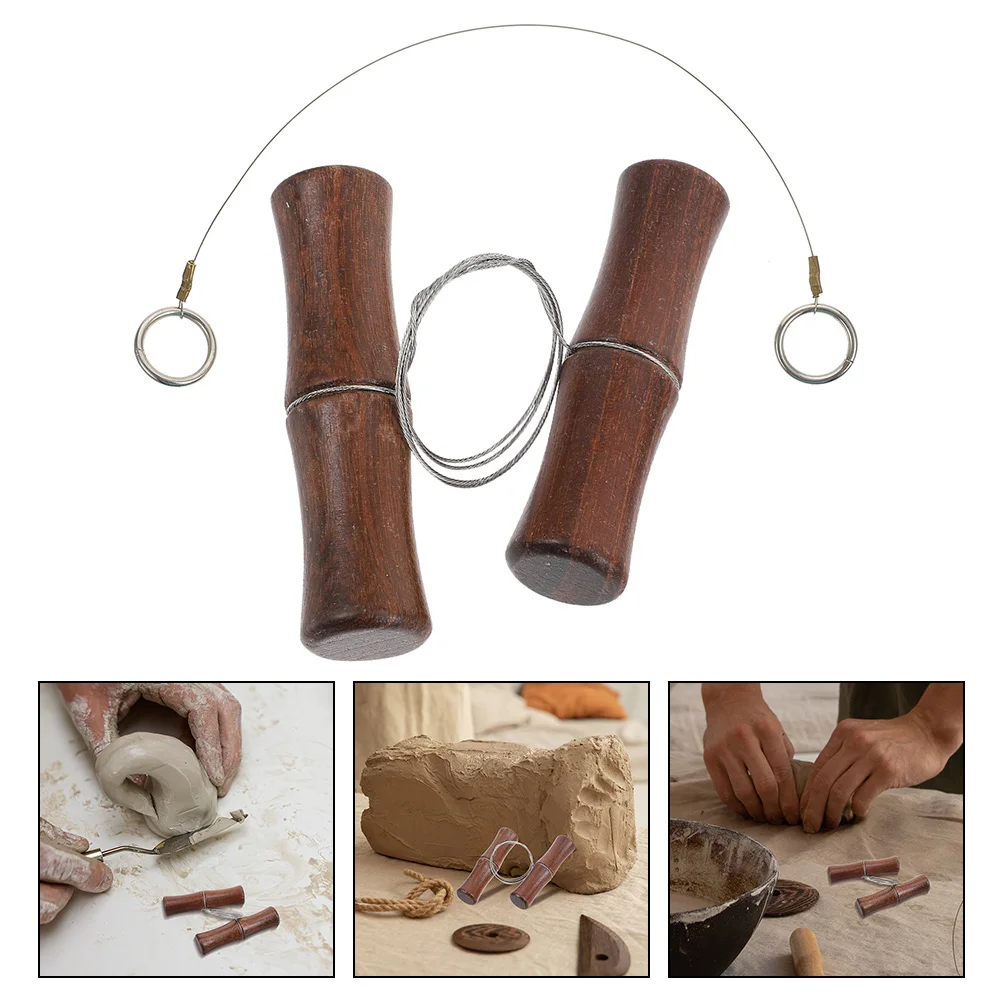 1 Set of Cheese Wire Clay Cutting Tools Wire Clay Cutting Wire Dough Cutting Pottery Tools
