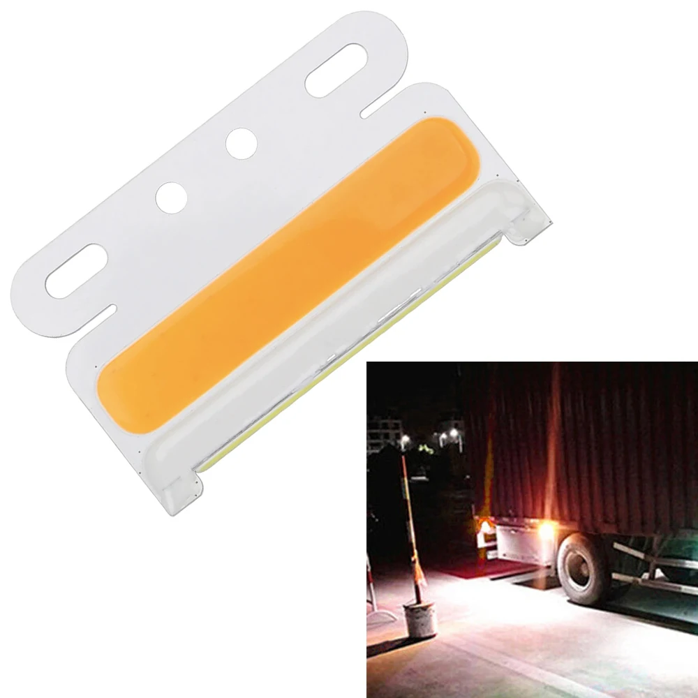 10 шт./компл. универсальный боковой фонарь для грузовика COB 24 В 42 светодиода супер