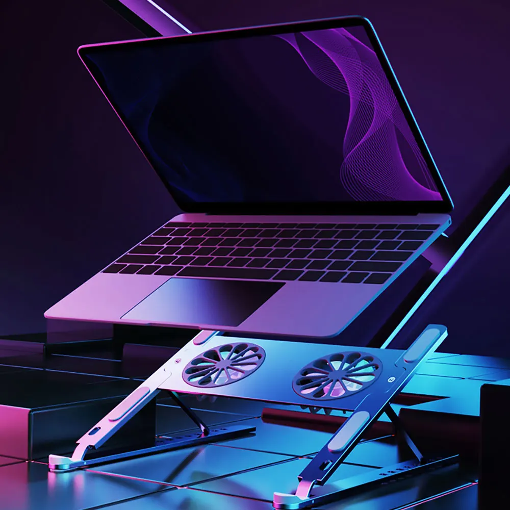 

Gearvita P11 laptop stand Adjustable Aluminum Alloy Cooling Notebook Stand Foldable Laptop Holder For Macbook Lenovo DELL