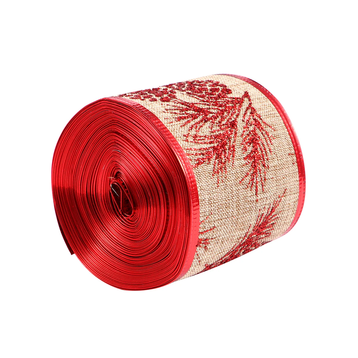 

Ribbon Christmas Gift Burlap Roll Jute Diy Hessian Holiday Wreath Ribbons Wrap Festival Tear Hair Fabric Craft Chair Bow Clip