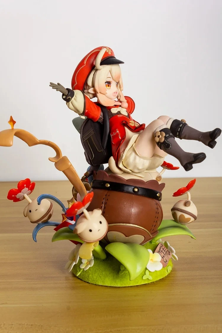 Genshin Impact Klee Hibana Knight Аниме Фигурка 1/7 Масштаб Paimon Коллекция Модель Куклы Игрушки