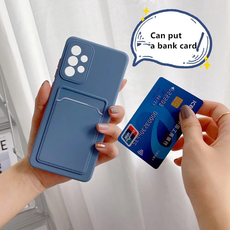 

card Holder wallet soft CoverPhone Case For Samsung A72 A32 A12 A52 A51 A71 note 20 ultra note10 M12 M31S S21 S21 PLUS Ultra