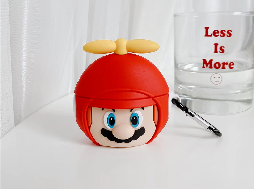 Защитный чехол Super Mario для AirPods 1/2-Pro 3 Generation Беспроводная Bluetooth-гарнитура защитный
