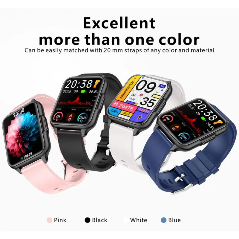 

1.81 Inch Smart Watch Men Women Bluetooth Fitness Tracker Bracelet Sport Heart Rate Blood Pressure Smartwatch For IOS Androd