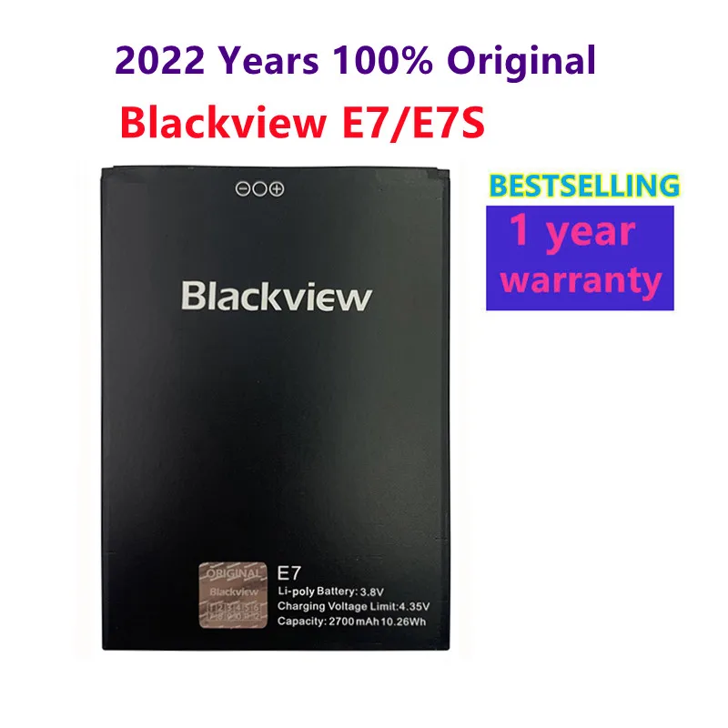 

100% Original For Blackview E7 E7S 2700mAh Li-ion Backup Battery Backup Replacement Accessory Accumulators For Blackview E7 E7S