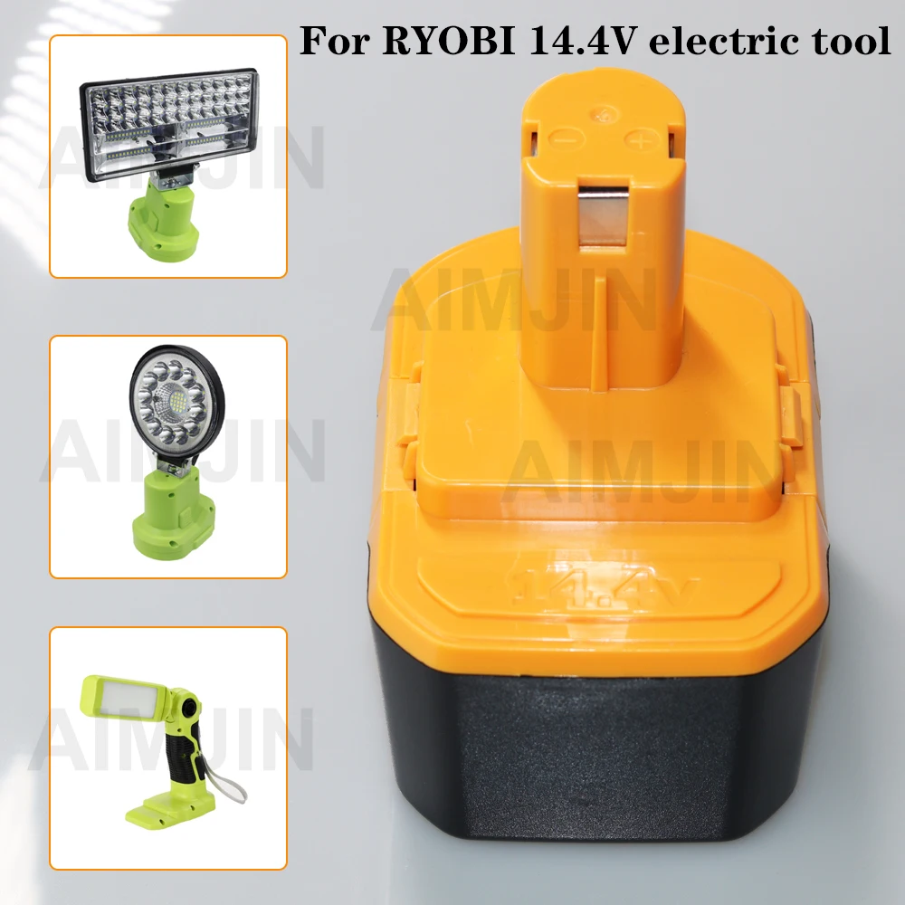 Для Ryobi 14 4 В 4800 мАч Аккумулятор SaftSafety Совместимость R10521 RY6201 RY6202 130224010 130224011 130281002