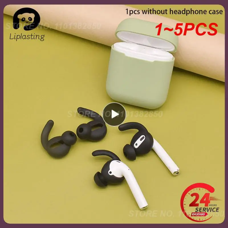 

1-5 шт., силиконовые вкладыши для наушников Airpods