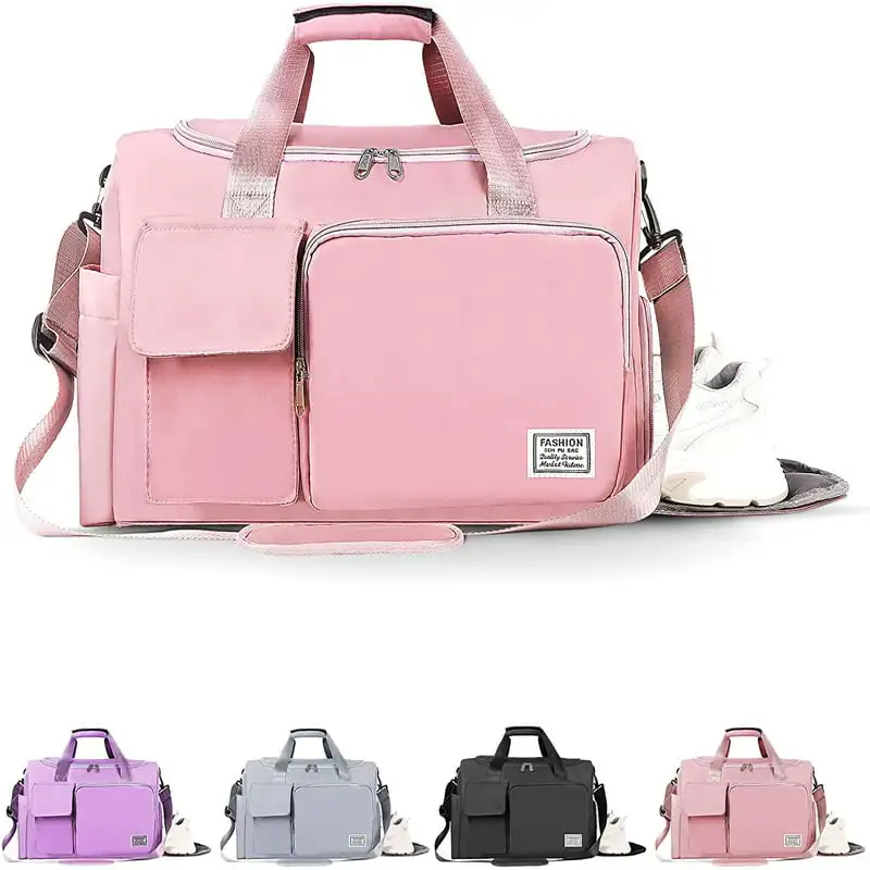

Bag, Travel Bag Sport Duffel Bag, Large Capacity Portable Foldable Travel Lightweight Waterproof Overnight Bag, Carry Luggage Ba