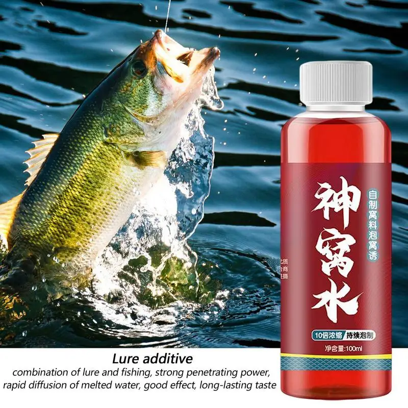 

Strong Fish Attractant Concentrated Red Worm Liquid Fish Bait Additive High Concentration FishBait For Trout Cod Carp Bass 100ml