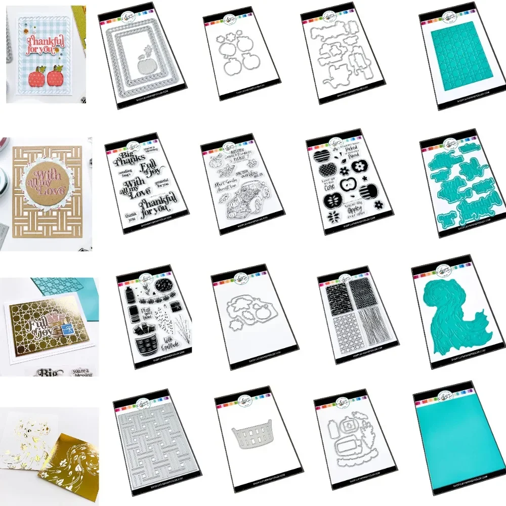 2024 Appley Ever After Dies штампы горячая фольга фотография трафарет тиснение шаблон сделай